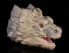 Realistic Earth Dragon Head Bust - Lifelike Terra Scalie Collectible Figure